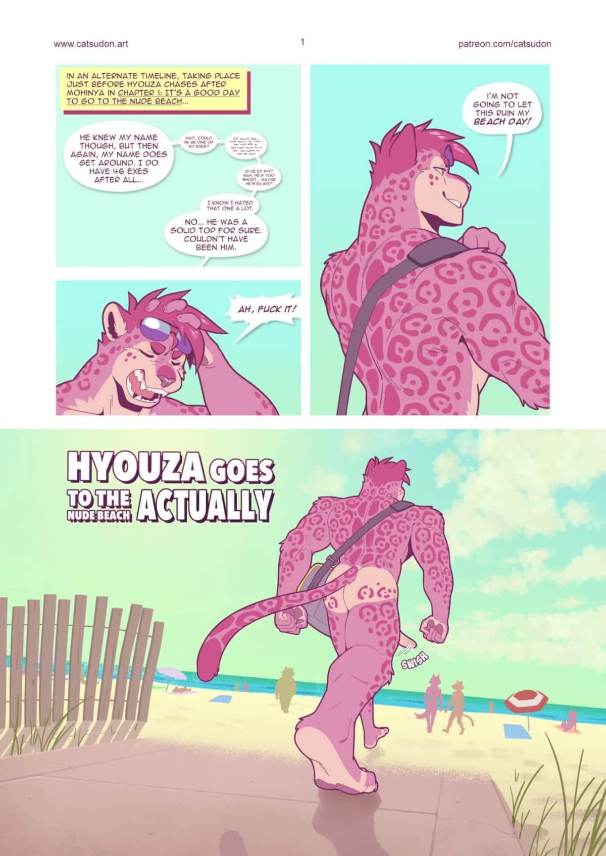 Hyouza Goes to the Nude Beach Actually