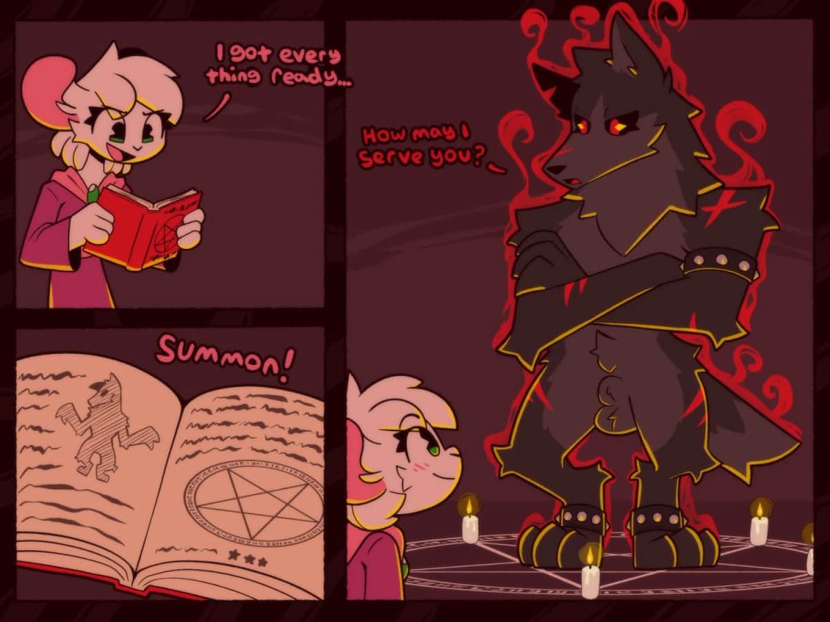 Reggie Summons a Hellhound